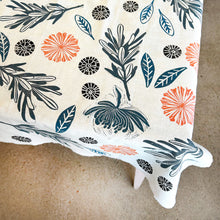 Load image into Gallery viewer, Hand printed flour sack kitchen towel