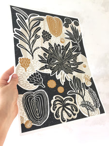 Botanical art print – Waratah