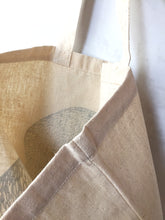 Load image into Gallery viewer, Wombat front+back tote bag – Eucalyptus