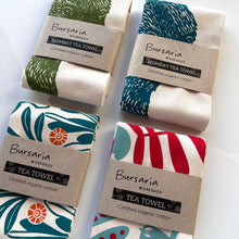 Load image into Gallery viewer, Organic cotton tea towel - Pack of four