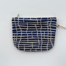 Load image into Gallery viewer, Hand printed purse – Small red, orange &amp; purple