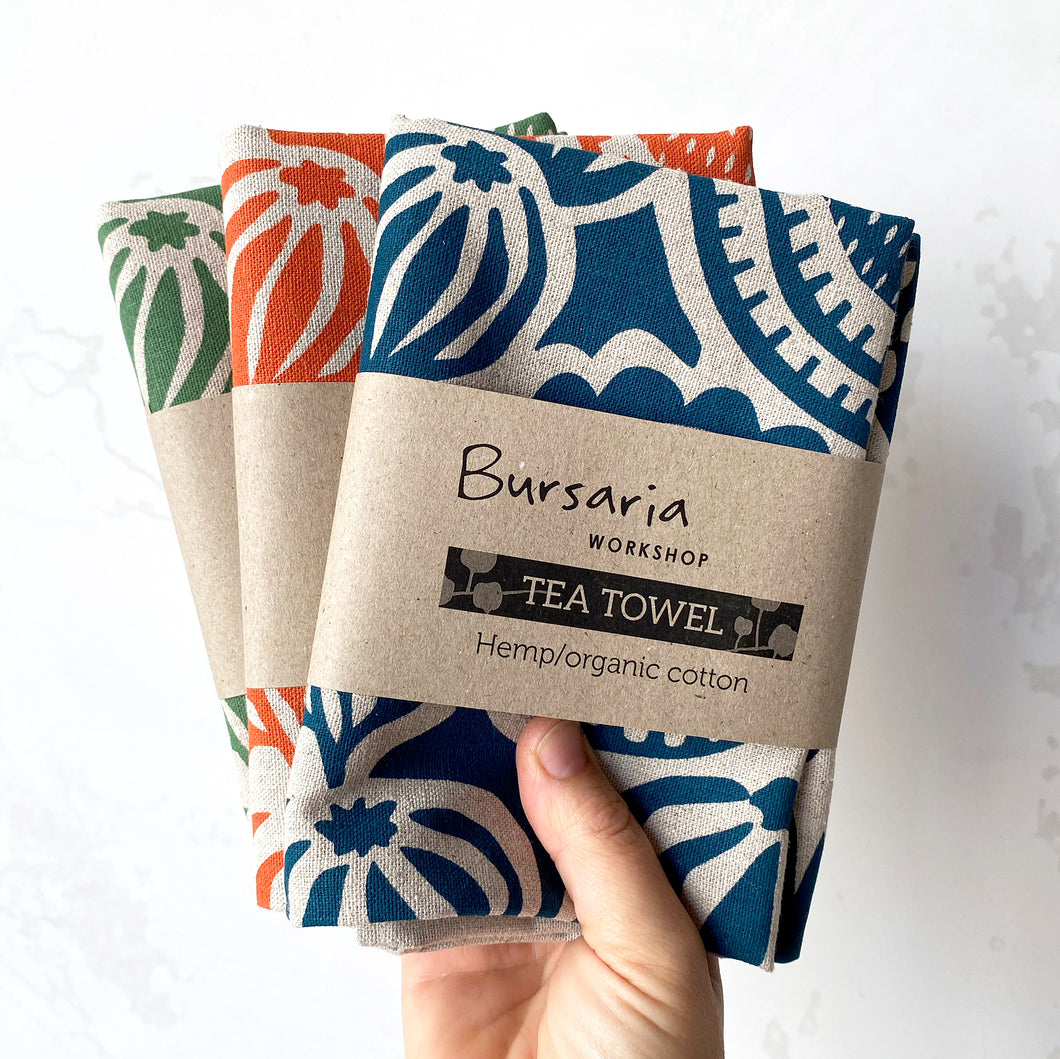 Organic cotton / hemp tea towel – Futuregarden