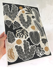 Botanical art print - Azolla