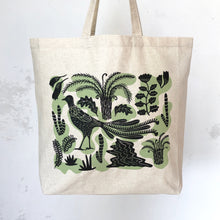 Load image into Gallery viewer, Lyrebird tote bag – Green