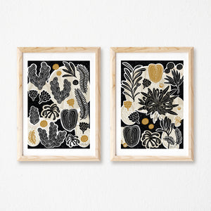 Botanical art print – set of two